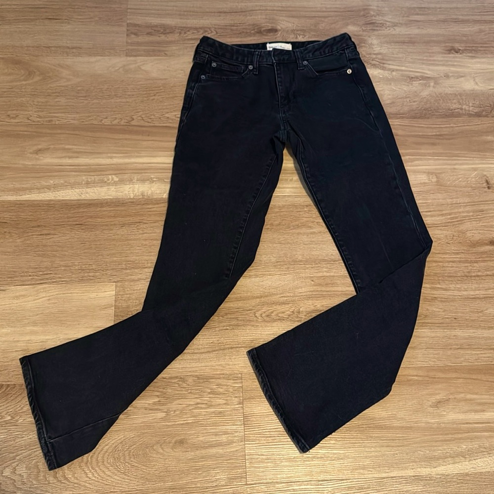 Gap Wmn Sz 27S, 1969 Perfect Boot Black Jeans